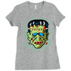 vintage frankenstein mask Ladies Fitted T-Shirt