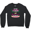 awesome glass of 2018 Crewneck Sweatshirt