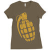 granate grenade waffe weapon krieg war pc game classic usa army Ladies Fitted T-Shirt