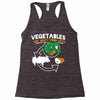 vegetables are what food eats Racerback Tank