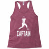 captain pinstripes Racerback Tank