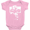 darth vader with boom box Baby Onesie