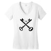 key Women's V-Neck T-Shirt