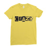 crazy Ladies Fitted T-Shirt