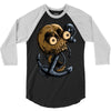 skull anchor 3/4 Sleeve Shirt