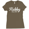 hubby since 2015 funny Ladies Fitted T-Shirt