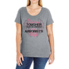The Only Thing Tougher Than An Arborist Is An Arborist's Wife Ladies Curvy T-Shirt