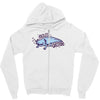 axolotl questions Zipper Hoodie