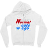 i was normal three cats ago Zipper Hoodie