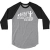 evolution of a chef cooking funny mens 3/4 Sleeve Shirt