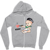 Cute Baby Painter's Mom Love Zipper Hoodie