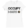 Occupy Mars Shirt Ladies Fitted T-Shirt
