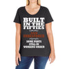 funny  built in the 50&rsquo;s, ideal gift or christmas present. Ladies Curvy T-Shirt