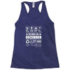 Born In December Racerback Tank