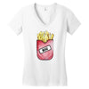 Big Fries Women's V-Neck T-Shirt