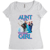 aunt of the birthday girl Women's Triblend Scoop T-shirt