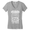 I Am A December Women Women's V-Neck T-Shirt