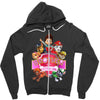 paw patrol birthday girl brother Zipper Hoodie