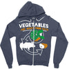 vegetables are what food eats Zipper Hoodie