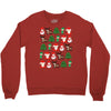 christmas pixel Crewneck Sweatshirt