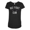 bat fight Maternity Scoop Neck T-shirt