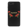 sassy with roses iPhone 7 Plus Case