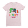 teacher saurus Ladies Fitted T-Shirt
