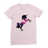 Unicorn Galaxy Ladies Fitted T-Shirt