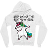 step dad of the birthday girll Zipper Hoodie
