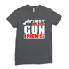 just one more gun i promise Ladies Fitted T-Shirt
