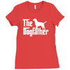 the dogfather labrador retriever white Ladies Fitted T-Shirt