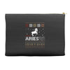 santa aries xhristmas ugly t shirts Accessory Pouches