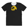 beach silhouette birds sand sunset All Over Women's T-shirt