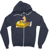 peanut inside Zipper Hoodie