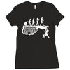 climbing evolution Ladies Fitted T-Shirt