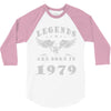 legends are born in 1979 hoodie 7 3/4 Sleeve Shirt