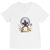 witch cat night V-Neck Tee