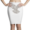 dove typography Pencil Skirts