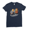 we all float Ladies Fitted T-Shirt