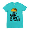 This Girl Loves Tacos Ladies Fitted T-Shirt