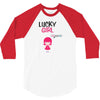 Lucky Girl (Lucky Girl - Lucky Guy Couples Design) 3/4 Sleeve Shirt