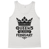 Queens Are Born In February Tank Top