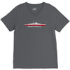 bismarck schlachtschiff war ship flotte world war marine meer sea V-Neck Tee