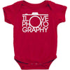 i love photography best trending Baby Bodysuit