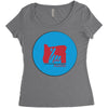 please blu Women's Triblend Scoop T-shirt