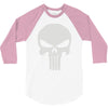 the punisher skull head 3/4 Sleeve Shirt