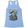 polar bear hunting Racerback Tank