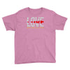 love make you fall apart Youth Tee