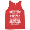 Super Cool Pop Pop Of A Freaking Awesome Grandson Tank Top