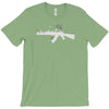 banksy style ak47 art   funny T-Shirt